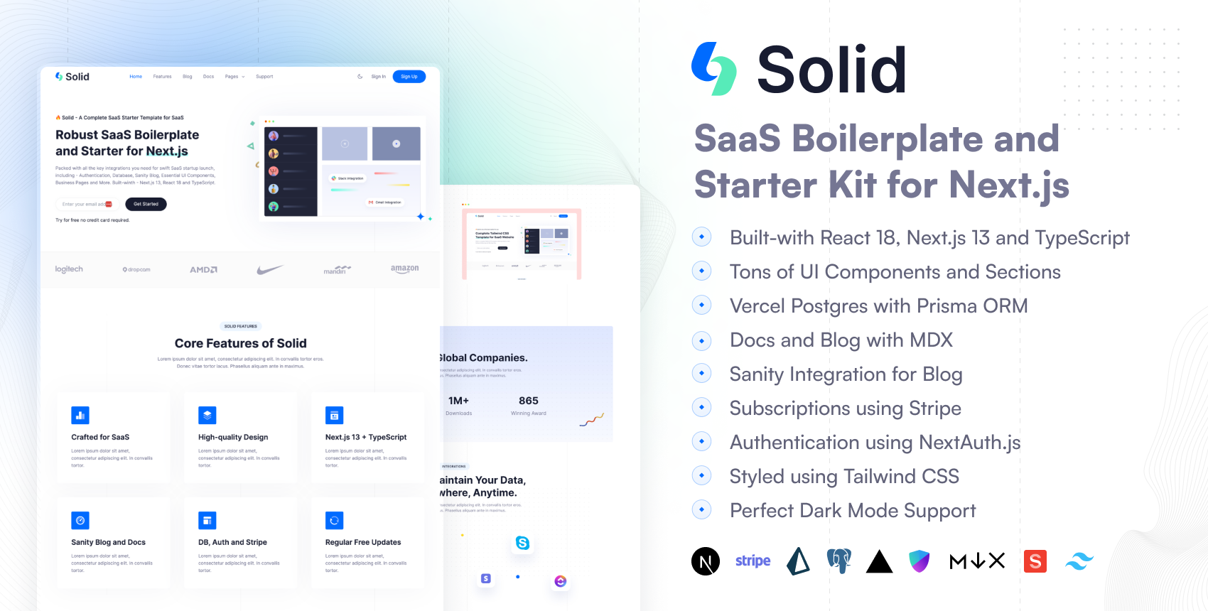 Solid Next.js SaaS Boilerplate and Starter Kit Next.js Templates